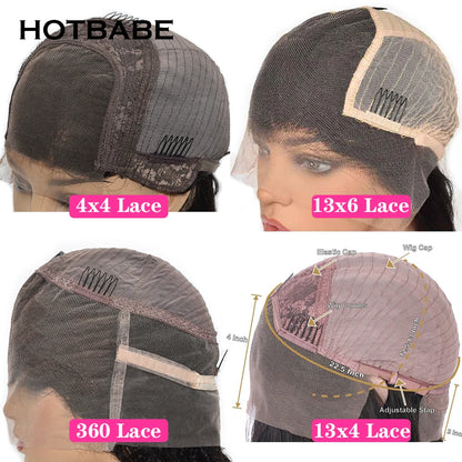 BRYELLE 6 HD Transparent Lace Frontal Human Hair Wigs Brazilian Remy