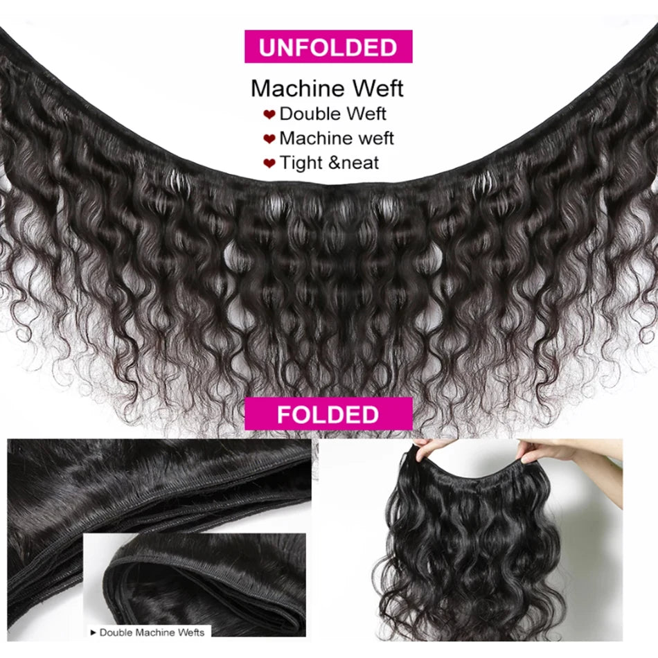 12A Peruvian Body Wave Human Hair Bundles 100% Unprocessed Virgin Human Hair Weave