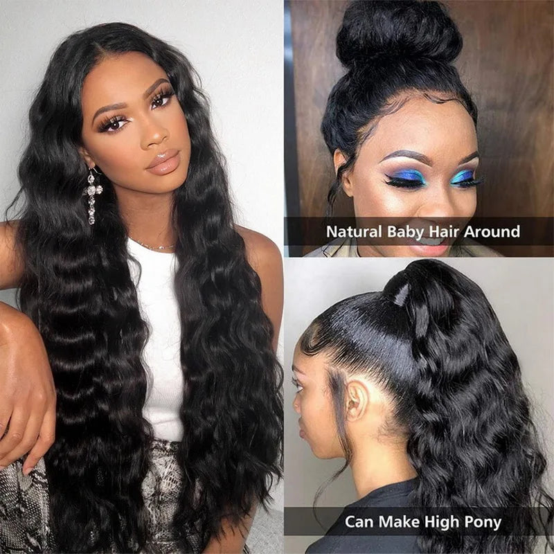 16-24 Inch Body Wave Bundles Raw Hair Extensions Tissage Weave Natural Black 1 Bundles Deal Hair Bundles Curly Wigs For Women