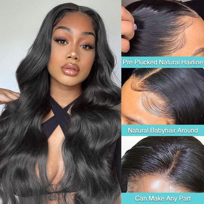 BRYELLE Glueless Wig Preplucked Human Hair Ready To Wear Body Wave