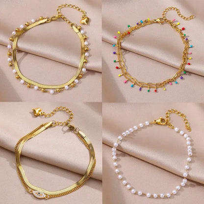 Pearl Chain Anklet