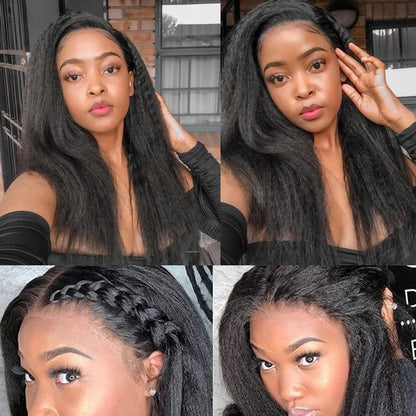 Mongolian Kinky Straight Human Hair Weave Bundles Deal Raw Virgin Hair Tissage Clearance On Sale Yaki Straight Hair Extensions