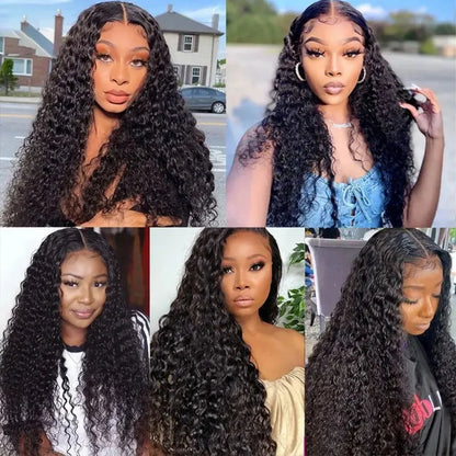 Peruvian 10A  Water Wave Bundles Unprocessed Curly Human Hair Bundles Weave Remy Water Wave Hair Extensions No Tangle 12-30