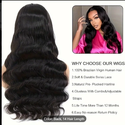 BRYELLE HD Lace Front Wigs 13*4 Human Hair Pre Plucked