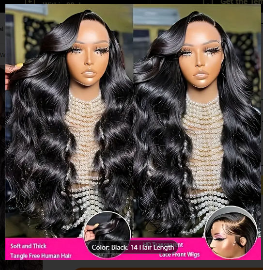 BRYELLE HD Lace Front Wigs 13*4 Human Hair Pre Plucked