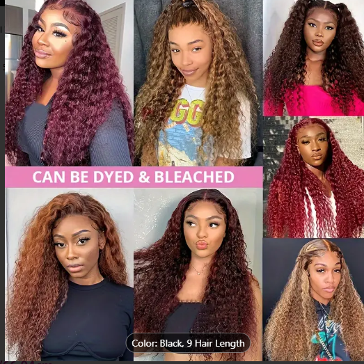 BRYELLE 200% Ready To Wear 5*5 Bye Bye Knots Wig Water Wave Human Hair Wigs 5*5 Lace Clousure Wigs For Women Pre Plucked With Baby Hair Brazilian Virgin