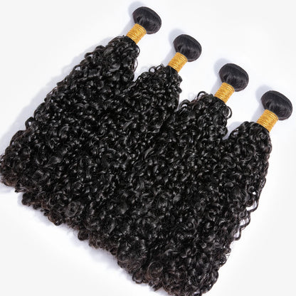 Spiral Curly 10A Human Hair Bundles Peruvian Hair Weave Bundles Remy Hair Extensiones Deep Curly 3B-3C Hair Bundles No Tangle