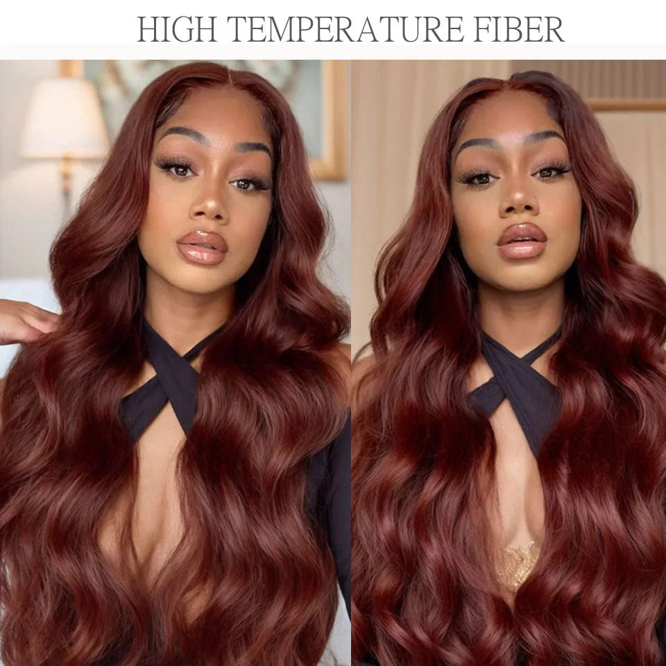 Magicea  Brown Body Wave Ponytail Hair Bundles 26“/30” Soft Long Synthetic Hair Weave Ombre 613 Blonde 150g/200g Hair Extensions