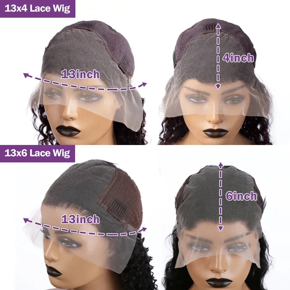 250 Density 8  16 inches Short Bob Body Wave 13x6 Lace Frontal Bob Wig Remy Human Hair 13x4 Lace Front Wigs For Women