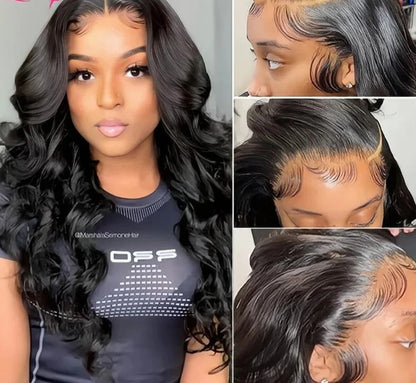 BRYELLE  Body Wave Lace Front Human Hair Wig PrePlucked Brazilian Human Hair Lace Frontal Wigs