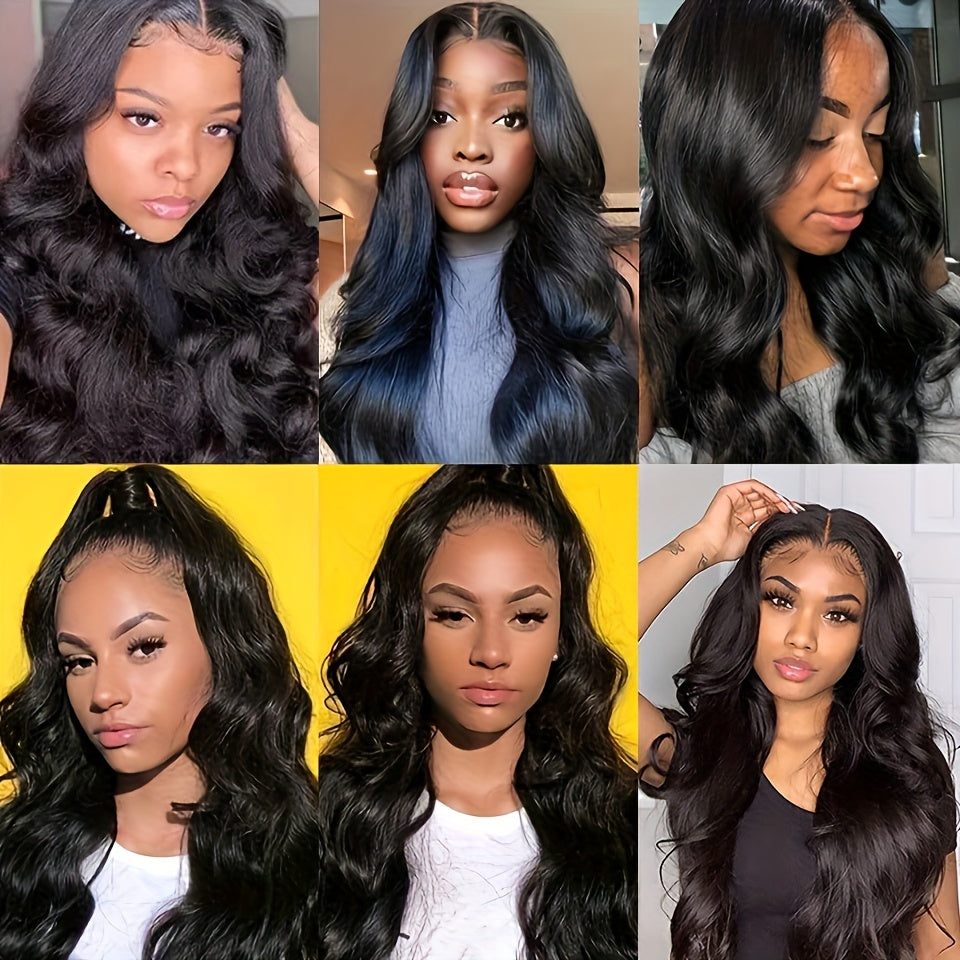 Body Wave Lace Front Wigs 13x6 Lace Front Human Hair Wigs Brazilian Remy Hair Pre Plucked With Baby Hair Body Wavy Lace Frontal Wigs For Women 180% Density