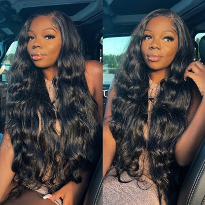 Body Wave Lace Front Wigs 13x6 Lace Front Human Hair Wigs Brazilian Remy Hair Pre Plucked With Baby Hair Body Wavy Lace Frontal Wigs For Women 180% Density